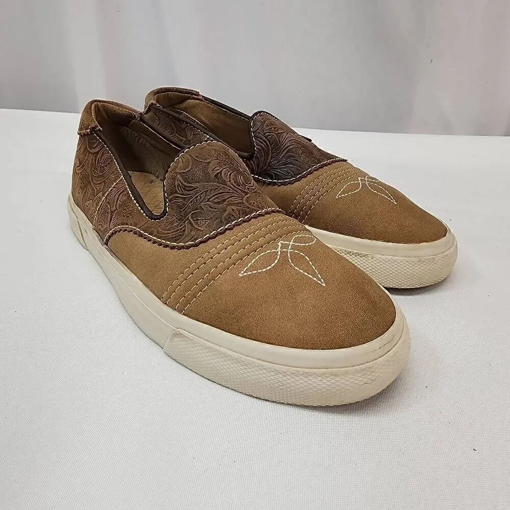 Durango® Music City™ Size 7 Women's Slip-On Saddle Western Sneaker DRD0190 M